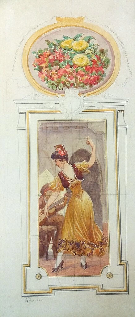 Danza Spagnola (Studio di pannello decorativo per il Teatro Comunale di Rio de Janeiro) - Museo Nazionale di Belle Arti, Rio de Janeiro